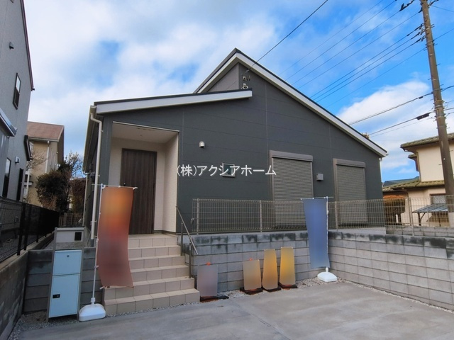 所沢市下富・全1棟　新築一戸建　～平屋建て・大型4LDK～の外観|現地写真（2026年3月10日撮影）