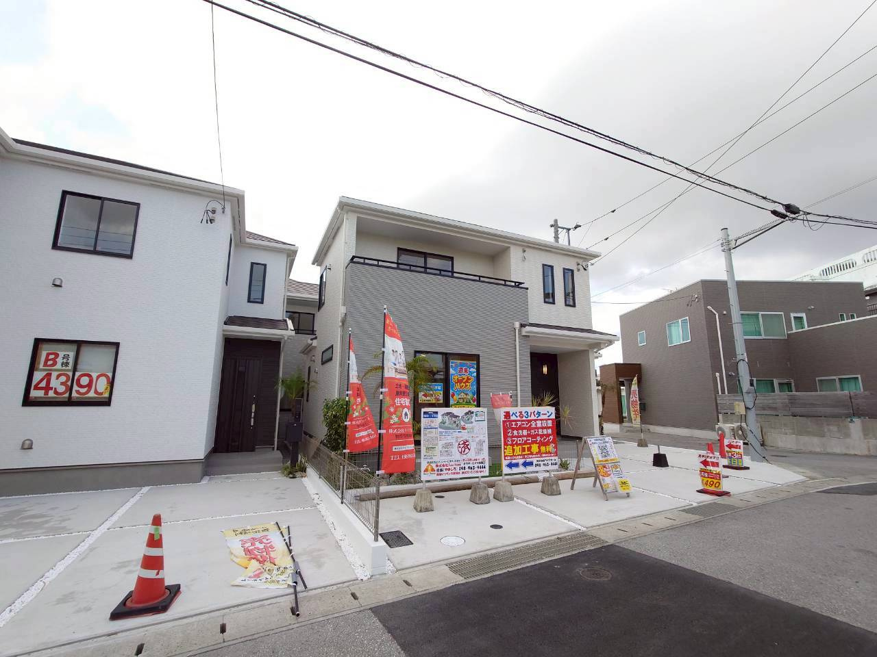 ＋＋沖縄市東1丁目-C号棟（全3棟）の外観パース|イメージパース