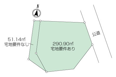 下寺尾 建築条件なし売地の画像
