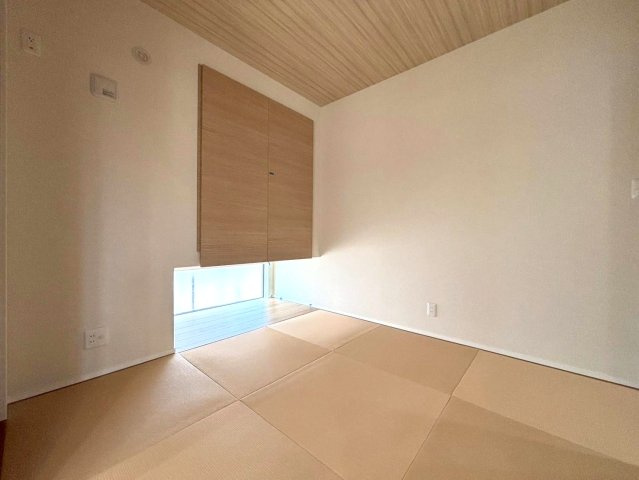 タマタウン　羽島市江吉良町　全5区画分譲の和室|一室あると便利な和室は、ご来客時はもちろん、お子様のお昼寝や遊び場、寝室としてもご利用いただけます。