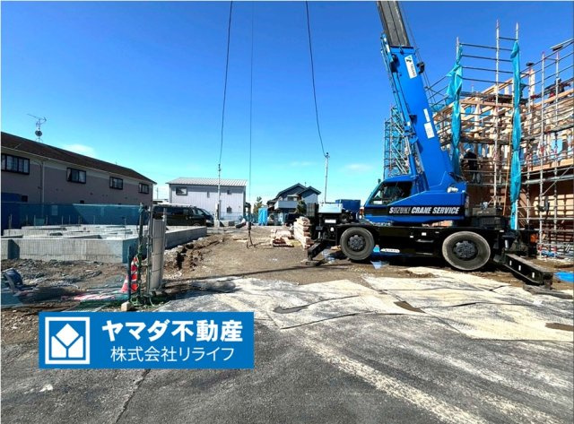 タマタウン　羽島市江吉良町　全5区画分譲の外観|「現地（2026年1月30日）撮影」　
■外観写真　
■ヤマダ不動産　株式会社リライフ　