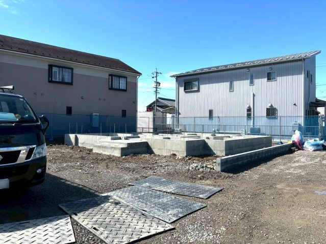 タマタウン　羽島市江吉良町　全5区画分譲の外観|「現地（2026年1月30日）撮影」　
■全体写真　
■ヤマダ不動産　株式会社リライフ　