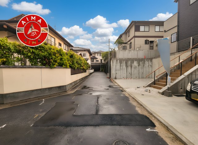 福岡市南区若久6丁目第1-4棟（4号棟）の前面道路含む現地写真|前面道路です。