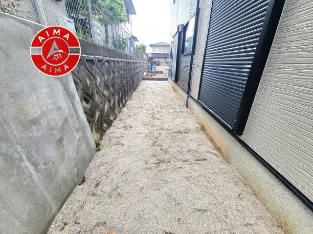 福岡市南区若久6丁目第1-4棟（4号棟）の外観|お庭で自由な時間を過ごせます。