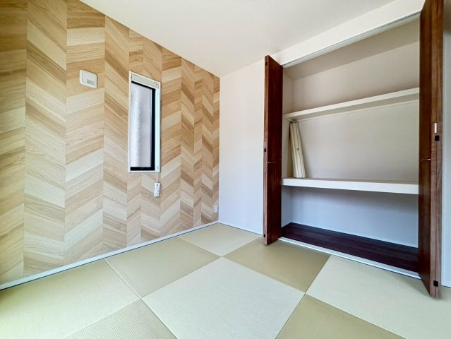 タマタウン　羽島市江吉良町　全5区画分譲の和室|一室あると便利な和室は、ご来客時はもちろん、お子様のお昼寝や遊び場、寝室としてもご利用いただけます。