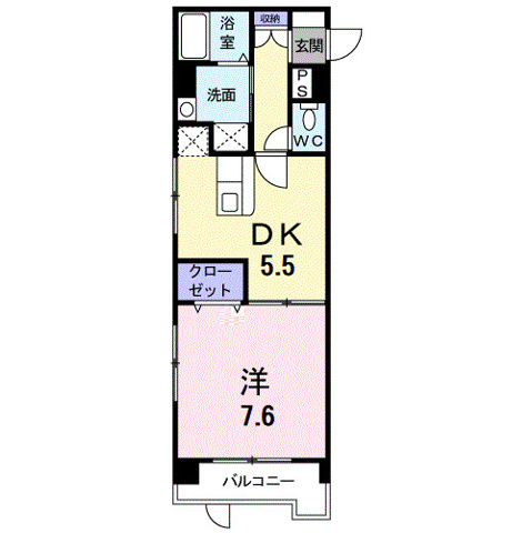 ユウメイトビル【キャッシュバック対象物件】の間取り