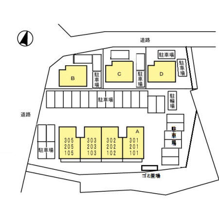 レジェンド　Ａの区画図