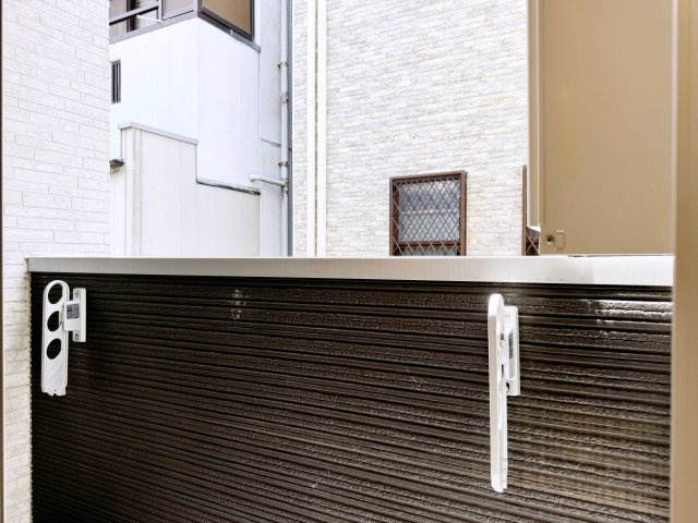 ベルセ黒川のバルコニー