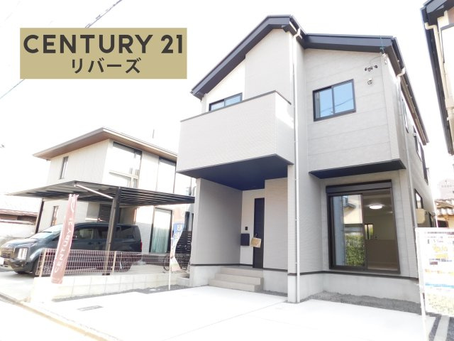 名古屋市中川区中須町字辻ノ上の新築一戸建の外観|☆１号棟☆　　残り１棟！！新価格！！いつでも見学出来ます♪（お問合せ当日、平日、水曜、夜間でもＯＫ）　長期優良住宅！　駐車並列２台ＯＫ♪　吹抜のある広々リビング１９．６帖！　４ＬＤＫ変更可！
