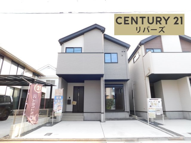 名古屋市中川区中須町字辻ノ上の新築一戸建の外観|☆１号棟☆　　残り１棟！！新価格！！いつでも見学出来ます♪（お問合せ当日、平日、水曜、夜間でもＯＫ）　長期優良住宅！　駐車並列２台ＯＫ♪　吹抜のある広々リビング１９．６帖！　４ＬＤＫ変更可！