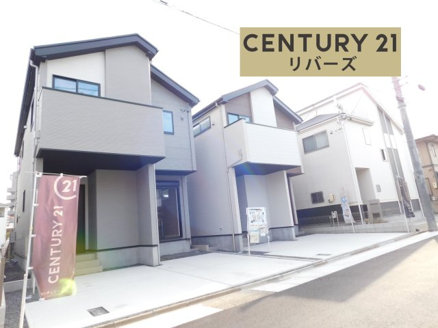 名古屋市中川区中須町字辻ノ上の新築一戸建の外観|☆１号棟☆　　新価格！！　いつでも見学出来ます♪（お問合せ当日、平日、水曜、夜間でもＯＫ）　長期優良住宅！　駐車並列２台ＯＫ♪　吹抜のある広々リビング１９．６帖！　４ＬＤＫ変更可！