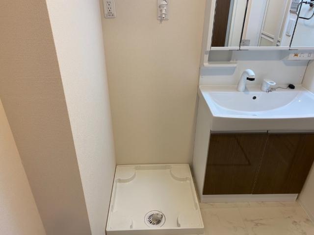西宮市山口町　アパート新築工事のその他|洗濯機置場（イメージ）