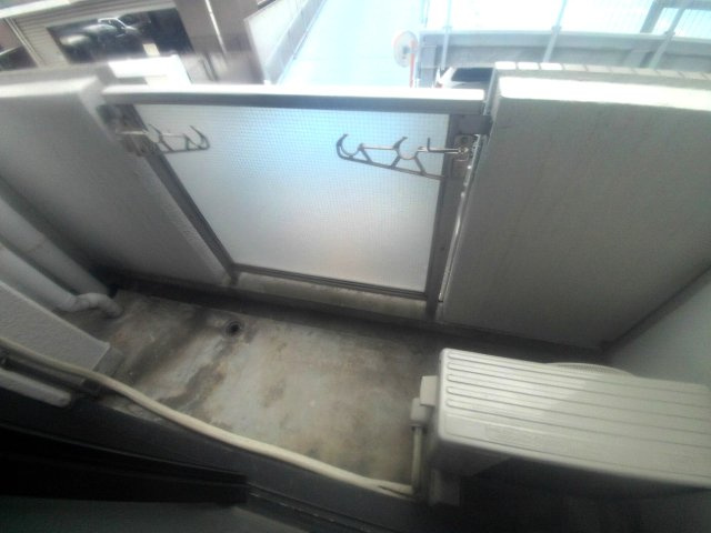 YKハイツ中崎Ⅱのバルコニー