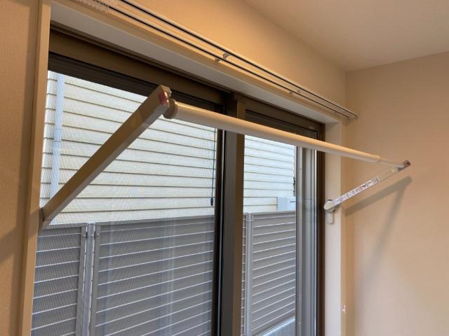 西宮市山口町　アパート新築工事の設備|室内洗濯物干し（イメージ）