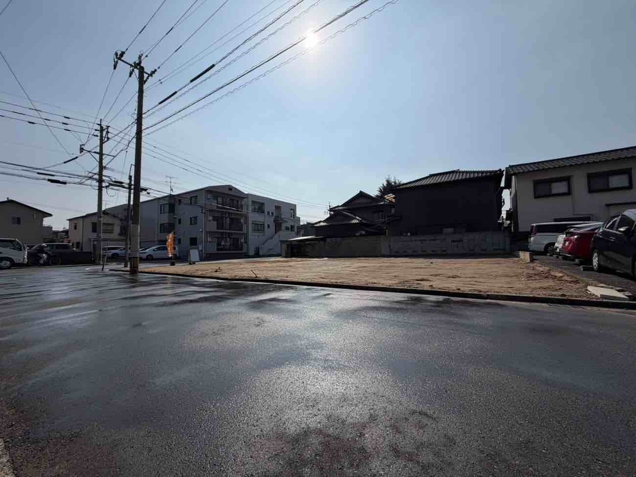 天神二丁目（3期）の前面道路含む現地写真