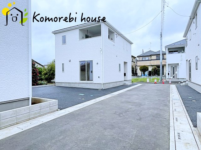 上尾市上尾下　第2　Ⅱ期　新築一戸建て　クレイドルガーデン　02の前面道路含む現地写真|前面道路含む現地写真です