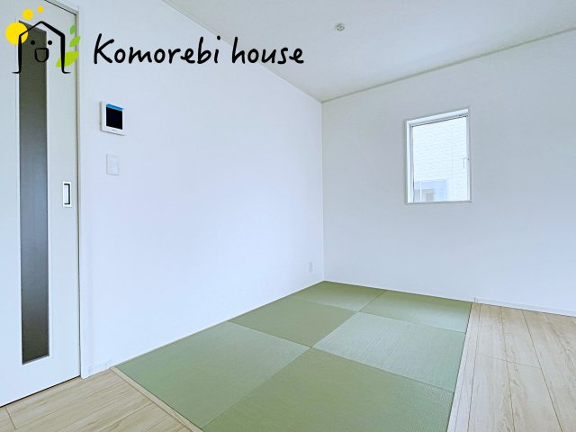 上尾市上尾下　第2　Ⅱ期　新築一戸建て　クレイドルガーデン　02の和室|和室ならではの温かな和の空間で寛ぎの時間を過ごせます