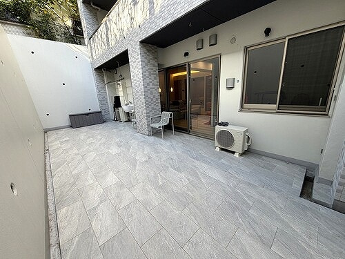 フェリスコート自由が丘のその他|テラス（退去前）※家具・什器は撤去いたします。