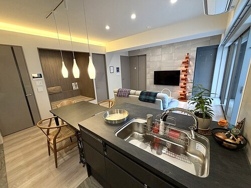 フェリスコート自由が丘のキッチン|キッチン（退去前）※家具・什器は撤去いたします。