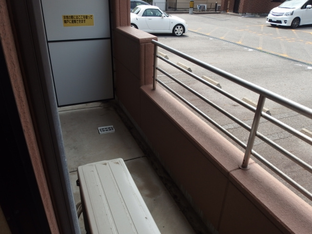 アメニティーＡのバルコニー