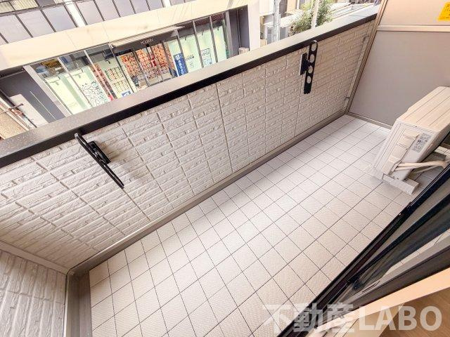 ソレイユ上汐のバルコニー