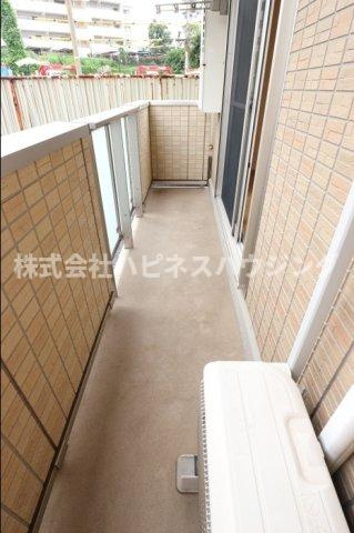 クレシアコートのバルコニー