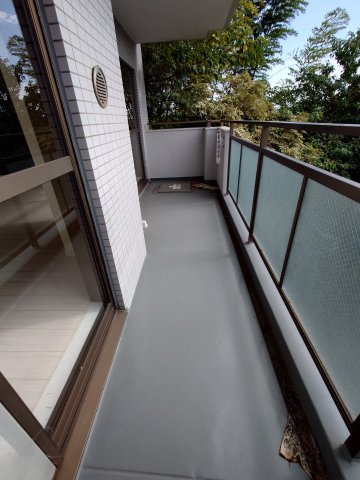 川崎市麻生区細山６丁目の賃貸マンションのバルコニー