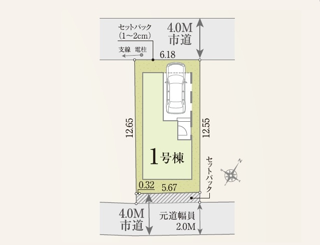 【区画図】 | 富士見市鶴瀬西３丁目　全１棟 | 全１棟