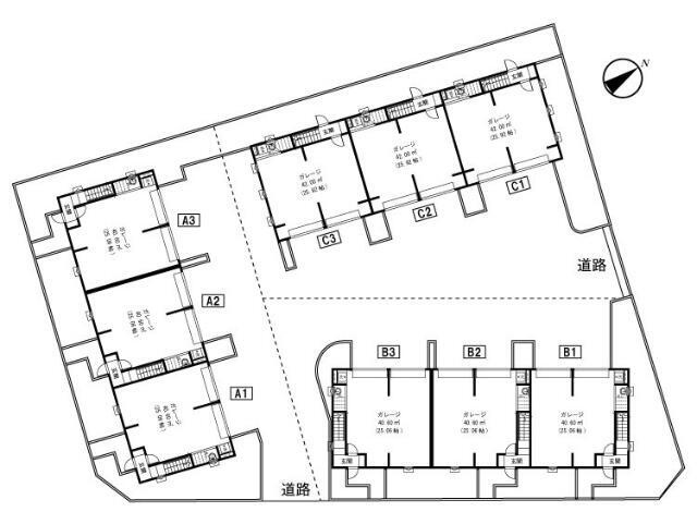 グランディールの区画図|配置図