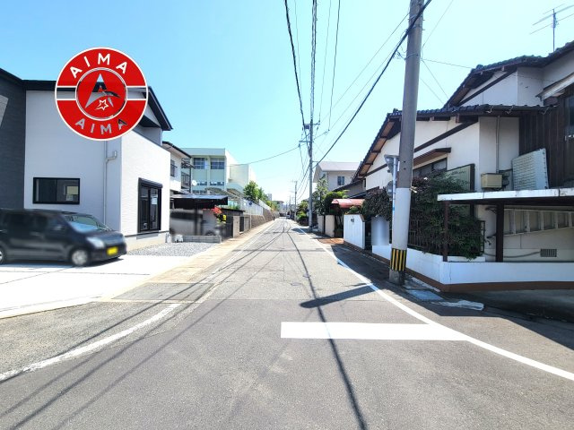 春日市上白水２丁目第2-1棟（1号棟）　の外観|前面道路含む現地の写真です。
