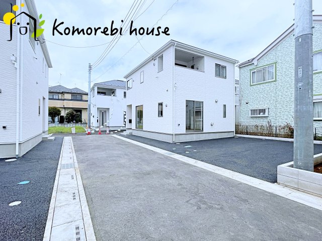 上尾市上尾下　第2　Ⅱ期　新築一戸建て　クレイドルガーデン　04の前面道路含む現地写真|前面道路含む現地写真です