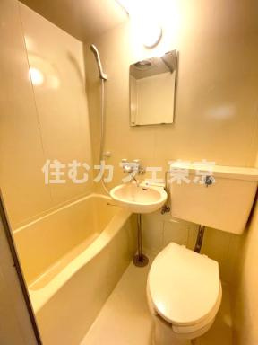 国分寺シティハイツの浴室|3点ユニットバスです※別部屋写真