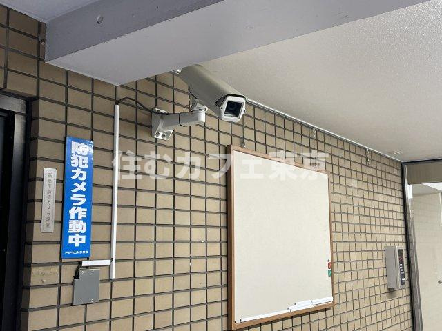 国分寺シティハイツのセキュリティ|防犯カメラもあるので安心感◎