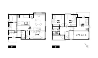 【間取り】 | 宇治市木幡北山畑　新築戸建