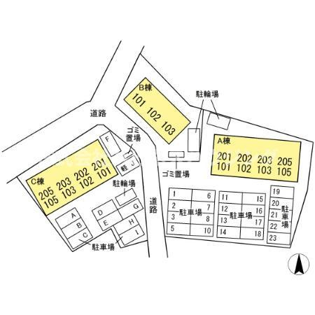 Regalo　Aの区画図