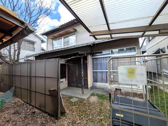 岡山市中区中井3丁目 土地の外観|◆北側の古家部分です。