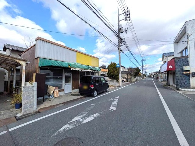岡山市中区中井3丁目 土地の前面道路含む現地写真|◆南側前面道路の幅員は6.0ｍです。