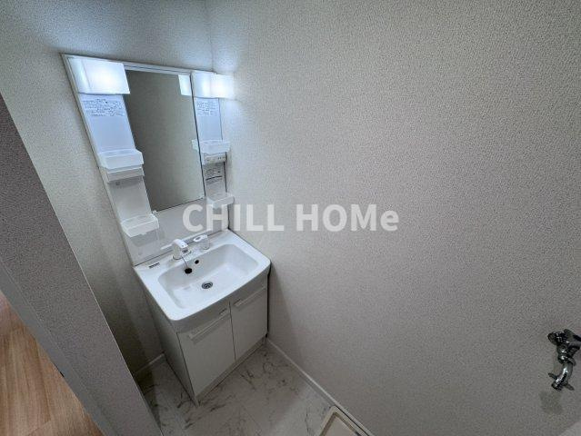 KGハイツⅨの洗面所|当社、チルホームのHPもご覧ください(^^)/物件情報多数♪