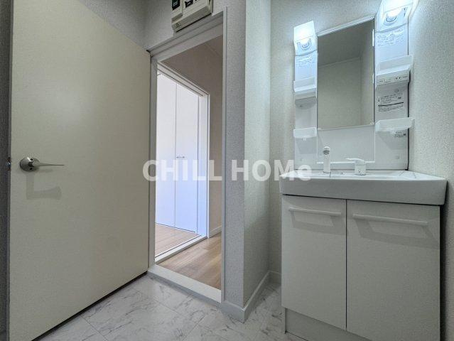 KGハイツⅨの洗面所|当社、チルホームのHPもご覧ください(^^)/物件情報多数♪