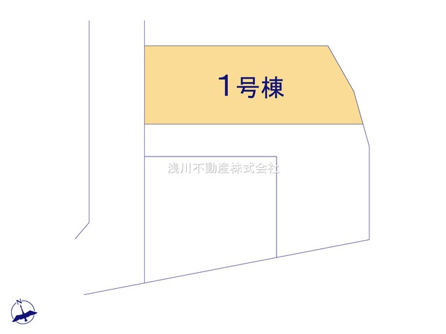 八王子市　石川町　新築一戸建て　８期の区画図|～全3棟の新しいコミュニティーが誕生～