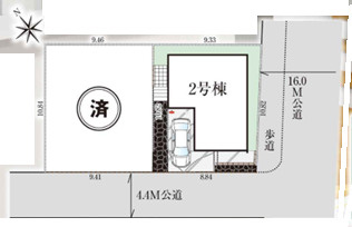 【区画図】 | 千葉市花見川区検見川町三丁目　新築分譲住宅２号棟 | 千葉市花見川区検見川町３丁目　２号棟