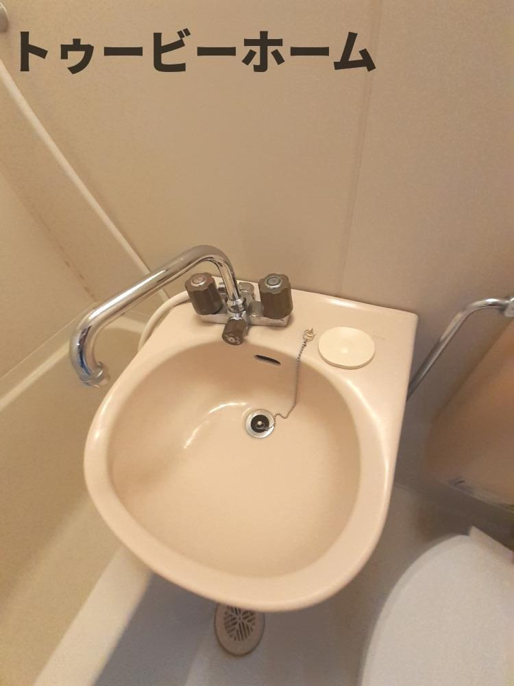 クレールサヤマハイツの洗面所|脱衣スペースもあります