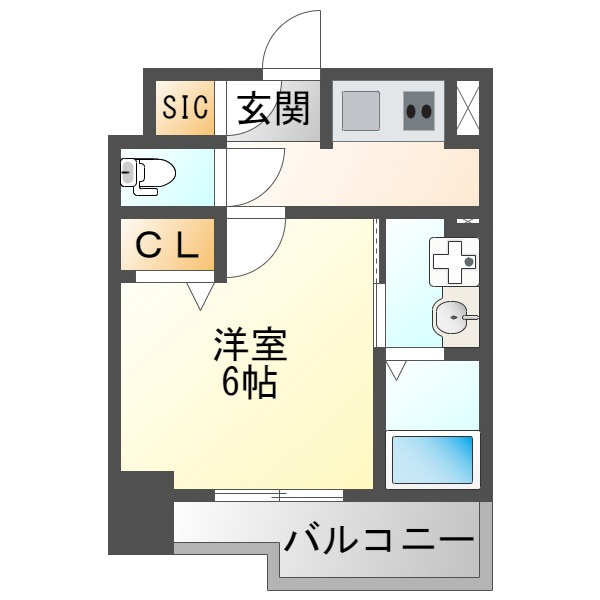 エスリードレジデンス大阪グランノースⅡの間取り