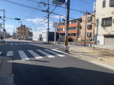 【前面道路含む現地写真】 | Livele Garden.S松原天美東3期　2号棟 | 教育施設やお買い物施設が徒歩圏内に揃っています！(2026年3月10日撮影）
