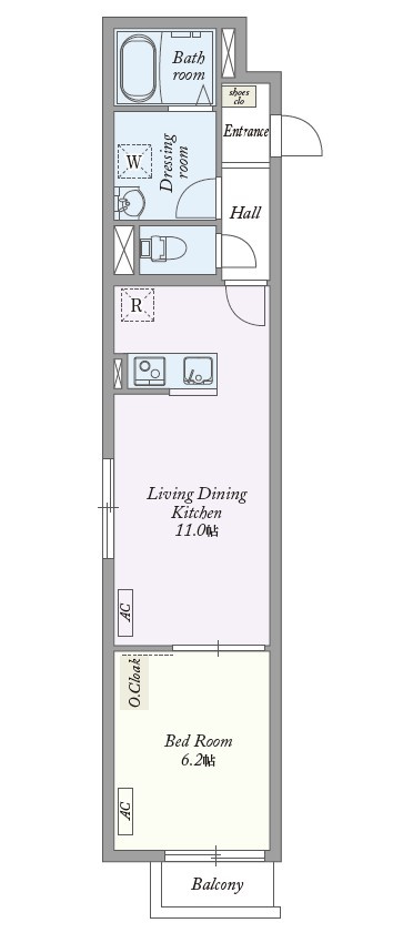 新宿WEST PLACEの間取り|新宿WEST PLACE