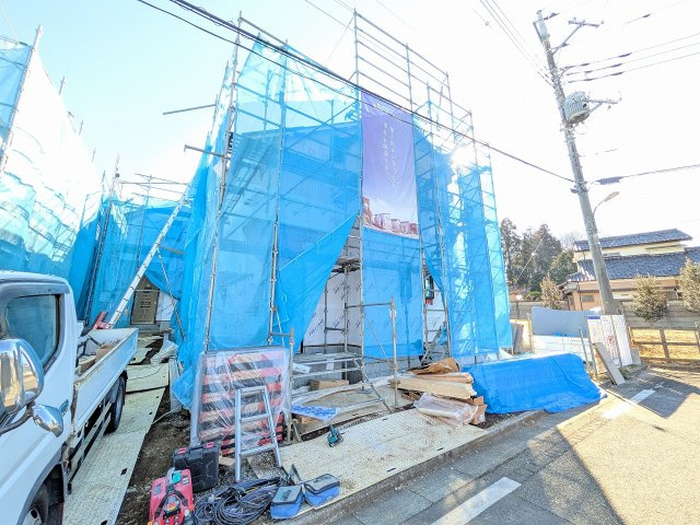 八王子市　石川町　新築一戸建て　８期の外観|～小宮駅徒歩13分　控除や減税で優遇の長期優良住宅　太陽光パネル搭載～