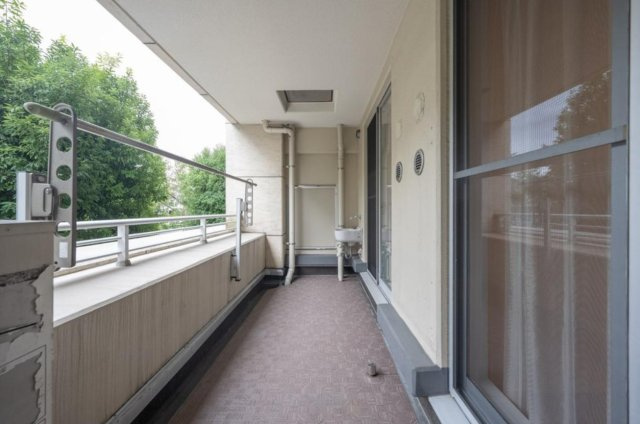 ルネサンスシティ本牧のバルコニー