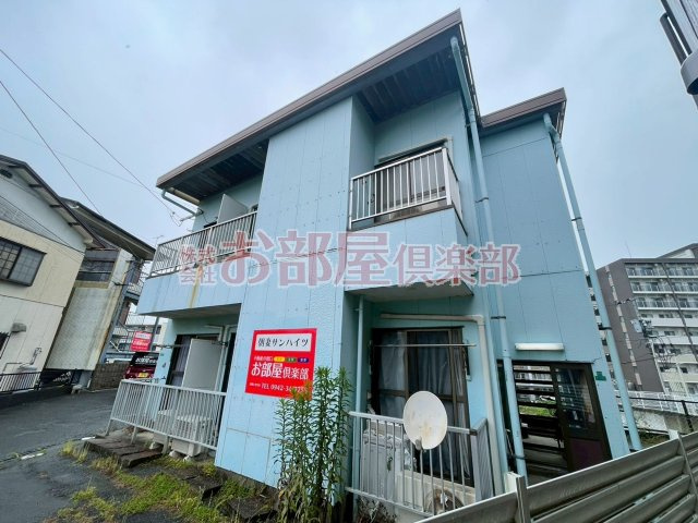 朝妻サンハイツの外観|落ち着いた雰囲気の外観です