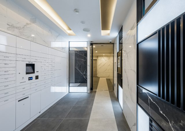 レジデンス門前仲町スクエアのロビー