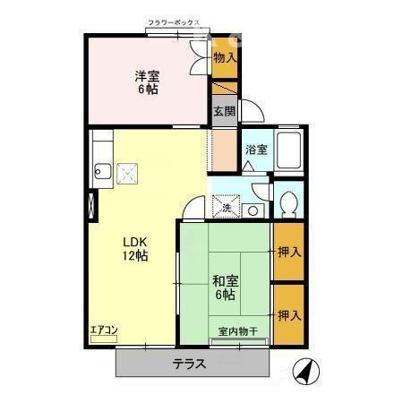 セジュールＹＫの間取り